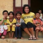 Anna Marie Anna Marie with children in Vietnam.