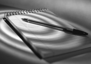 Notebook and pen For a guide to answering the MBA goals question, download our free report.