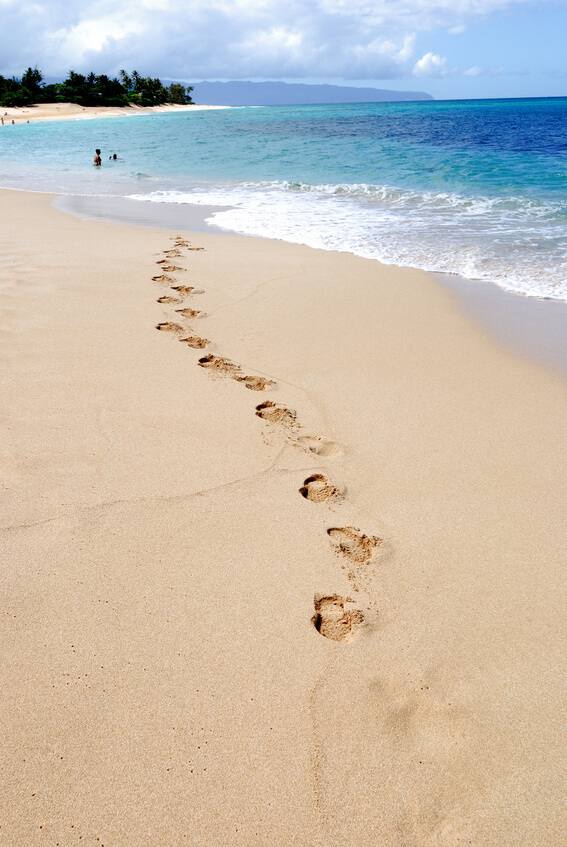 Footprints in Sand