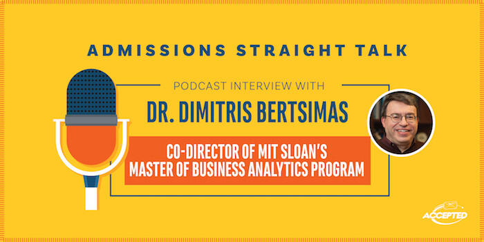 Co Director of MIT Sloan’s Master of Business Analytics Program