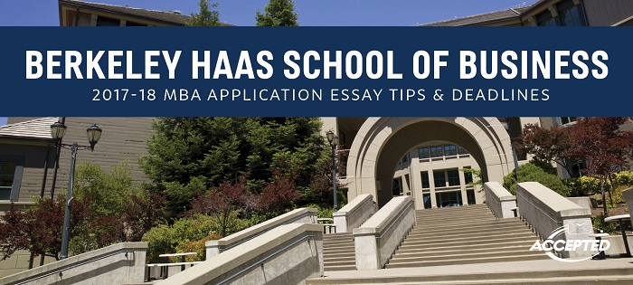 haas school of business admissions essay