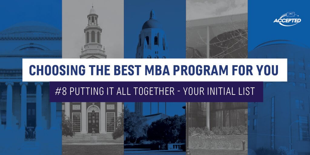 Best MBA Putting it All Together