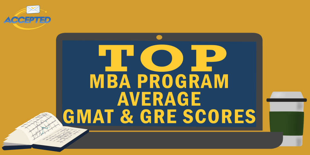Accepted: Top MBA Program Average GMAT and GRE Scores [Infographic]