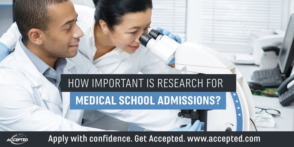 How important is research for medical school admissions