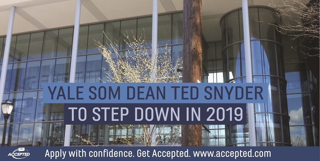 Yale SOM Dean Ted Snyder to Step Down in 2019 bold