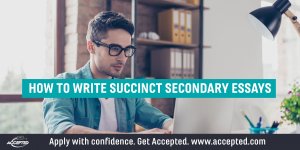 How to write succinct secondary essays