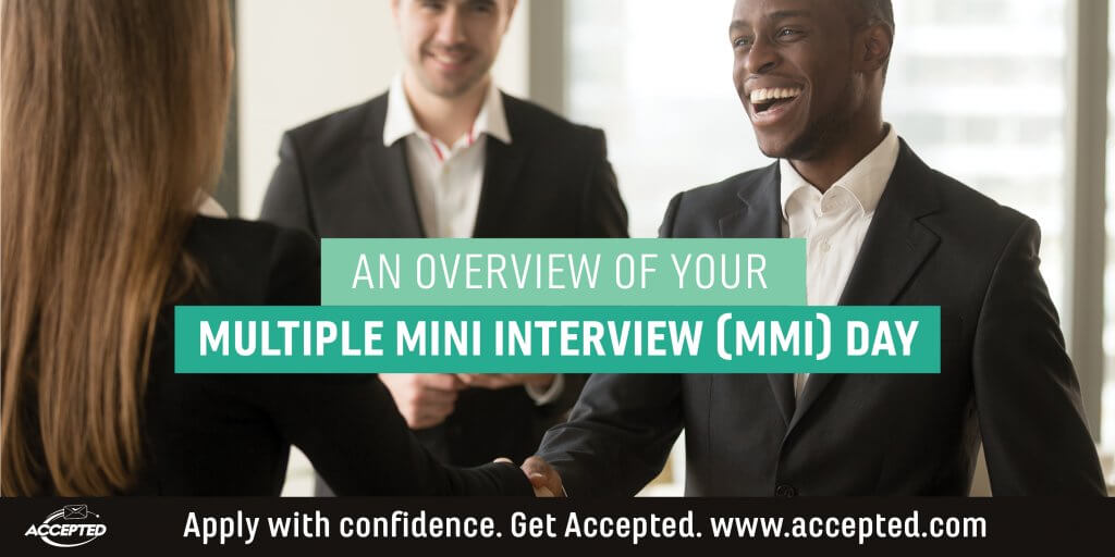 An overview of your MMI Interview day. For more MMI tips, register for our upcoming webinar! 