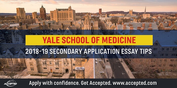 yale med school secondary essays