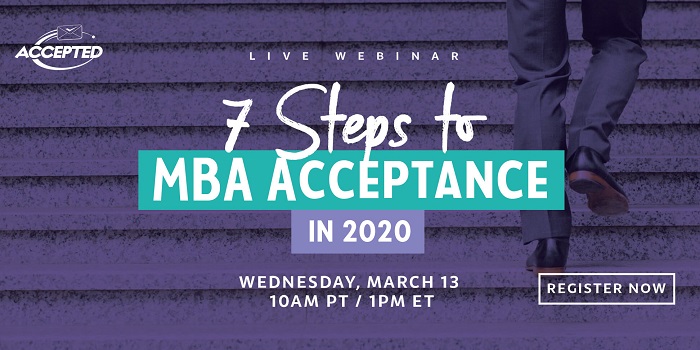 7 Steps to MBA Acceptance in 2020