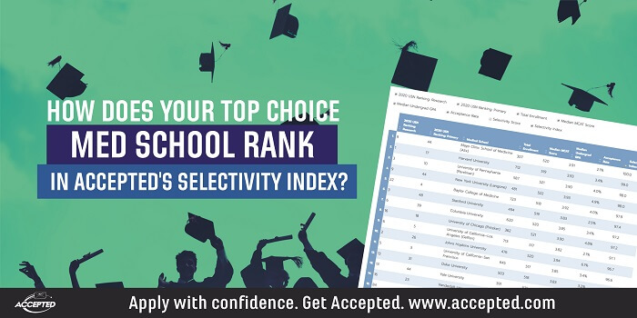 Check out Accepted's medical school selectivity index!