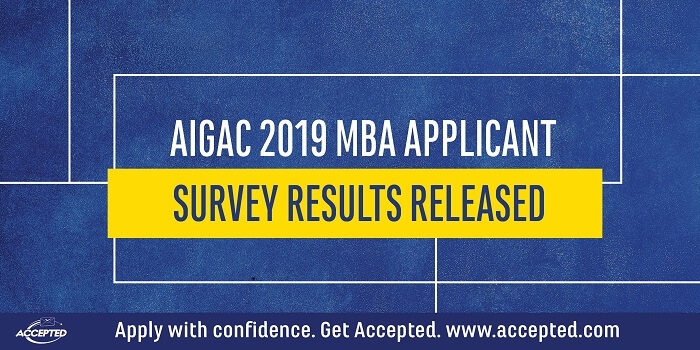 AIGAC 2019 MBA Applicant Survey Results