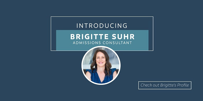 Introducing Brigitte Suhr, Accepted Admissions Consultant