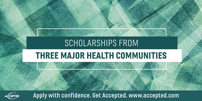 Scholarships From Three Major Health Communities