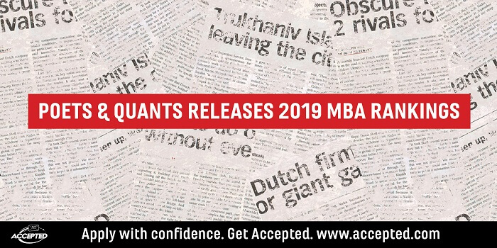 Poets and Quants Announces 2019-20 MBA Rankings