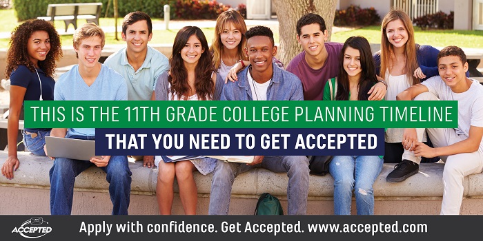 This is the 11th grade college planning timeline that you need to get accepted