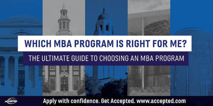Which MBA program is right for me?