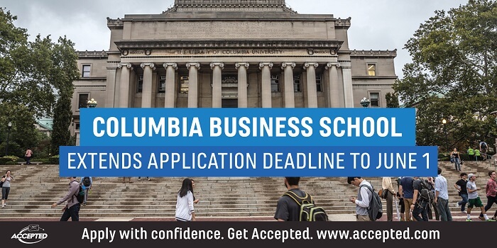 Columbia Business School to Extend Application Deadline to June 1