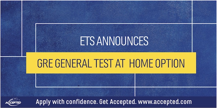 ETS Announces GRE General Test at Home Option