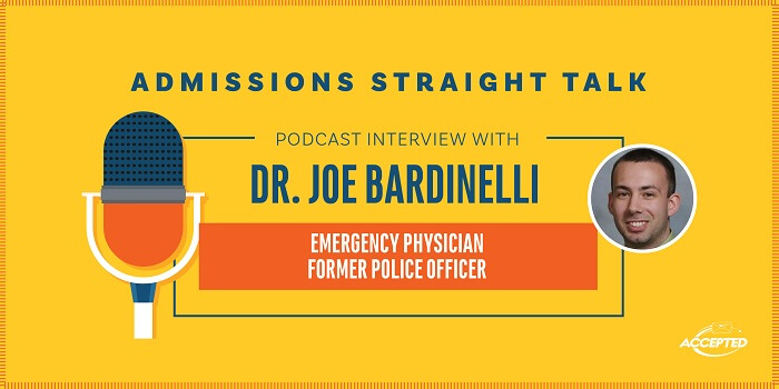 Listen to our podcast interview with Dr. Joe Bardinelli, emergency physician and former police officer.