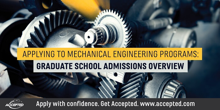 Applying to Mechanical Engineering Programs