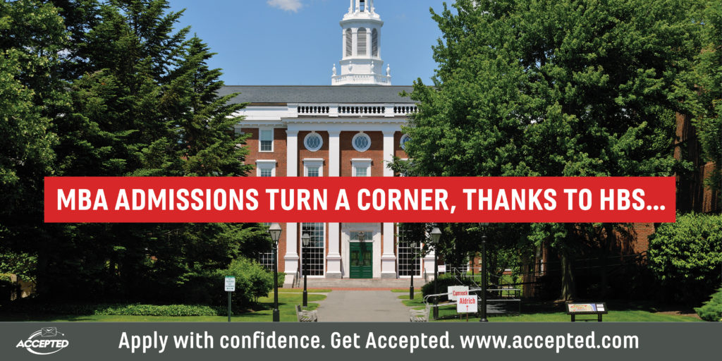MBA admissions turn a corner thanks to HBS scaled