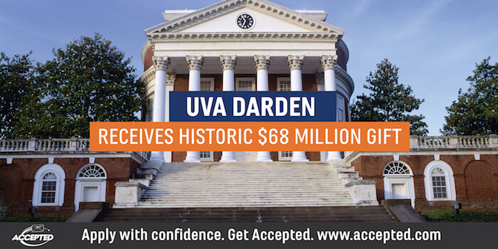 UVA Darden Receives Historic 68 Million Gift