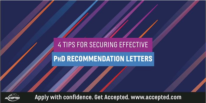 phd recommendation letters