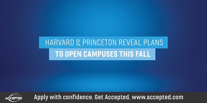 Harvard and Princeton Reveal Plans to Open Campuses in the Fall