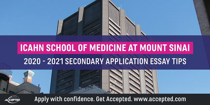 Icahn School of Medicine at Mount Sinai Secondary Application Essay