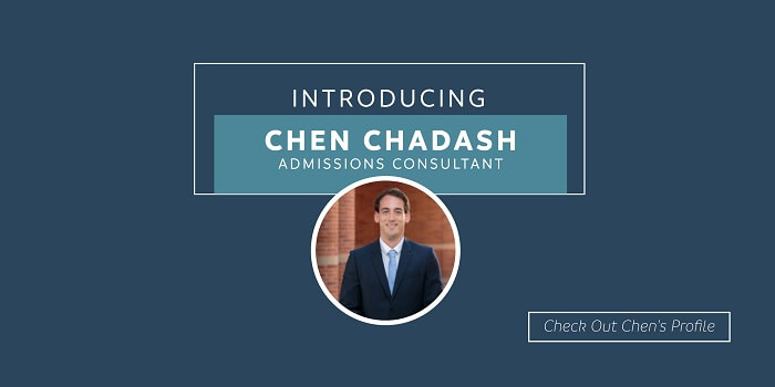 Introducing Chen Chadash, admissions consultant