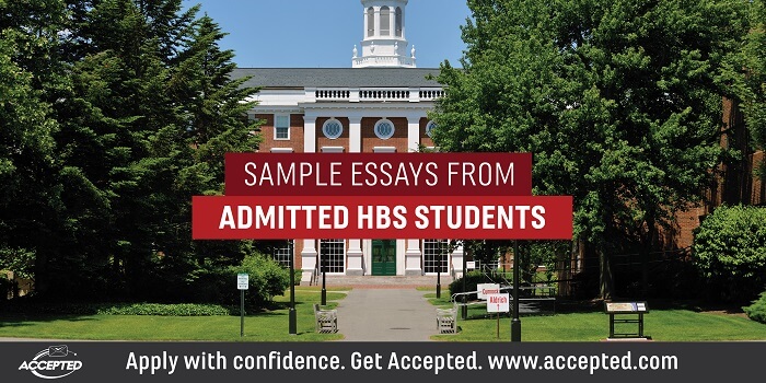Essay for business school admission