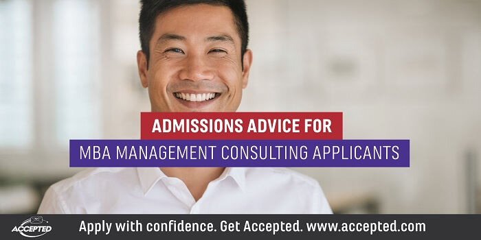 Admissions Advice for MBA Management Consulting Applicants