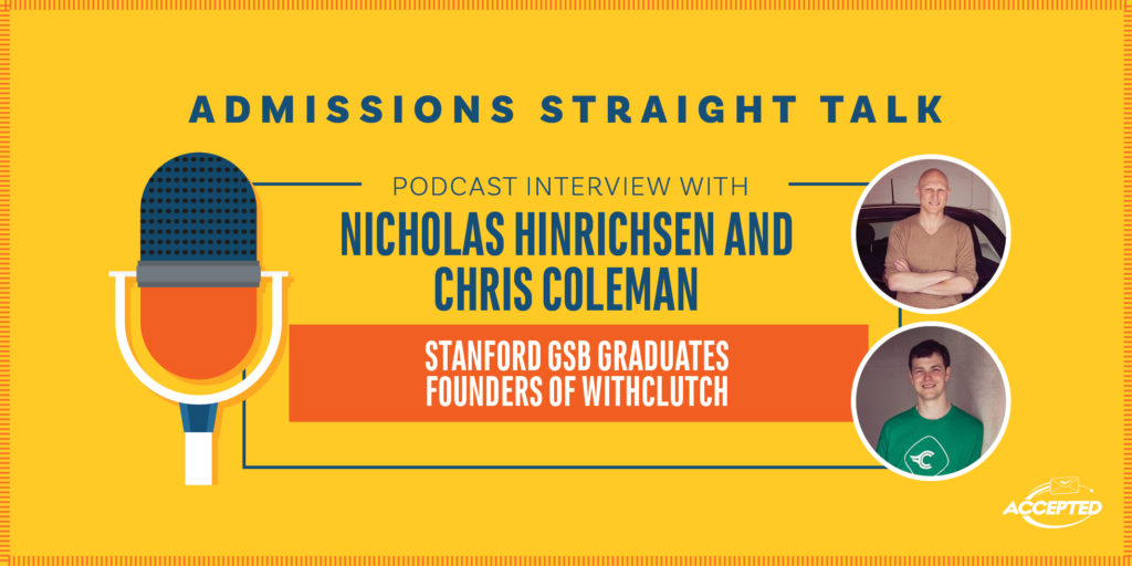 Podcast interview with Nicholas Hinrichsen and Chris Coleman