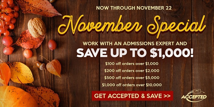 Save big with our November sale!