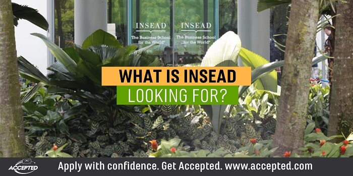 What is INSEAD looking for