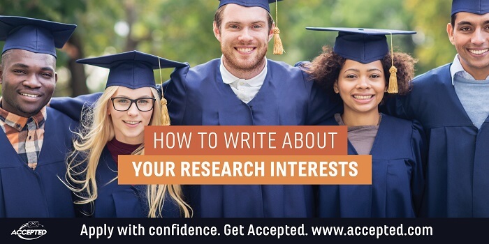 How to write about your research interests
