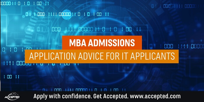 MBA admissions application advie for IT applicants