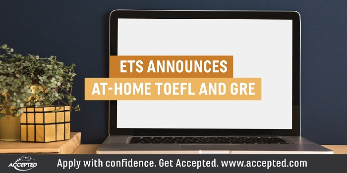 ETS announces at home TOEFL and GRE