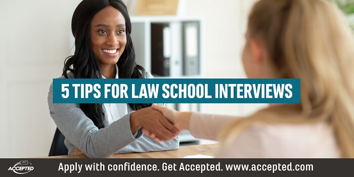 5 Tips for law school interviews
