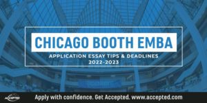 Chicago Booth EMBA 2022 2023