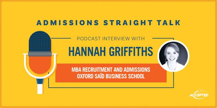 Hannah Griffiths Oxford Said podcast 457