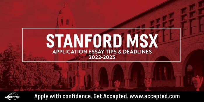 Stanford MSX Tips 2022 2023