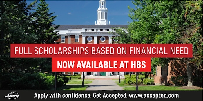 Full Scholarships Based on Financial Need Now Available at HBS