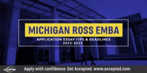 Michigan Ross EMBA 2022 2023