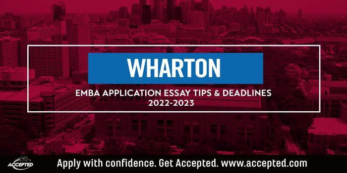 Wharton EMBA  2022 23