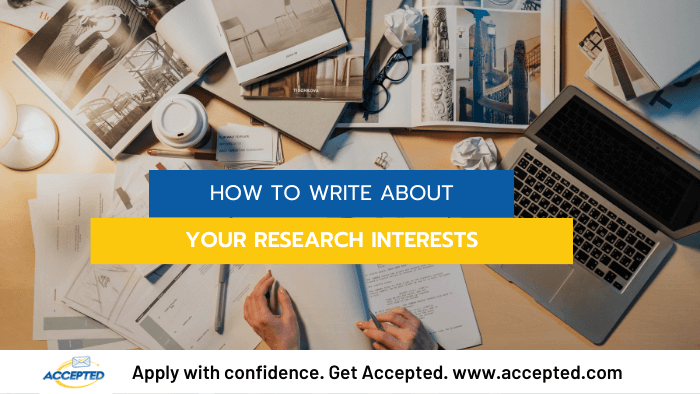 how to write a research interest