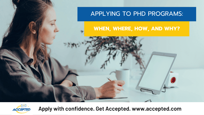how to start looking for phd programs